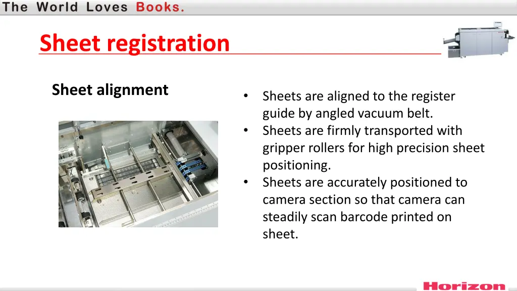 sheet registration
