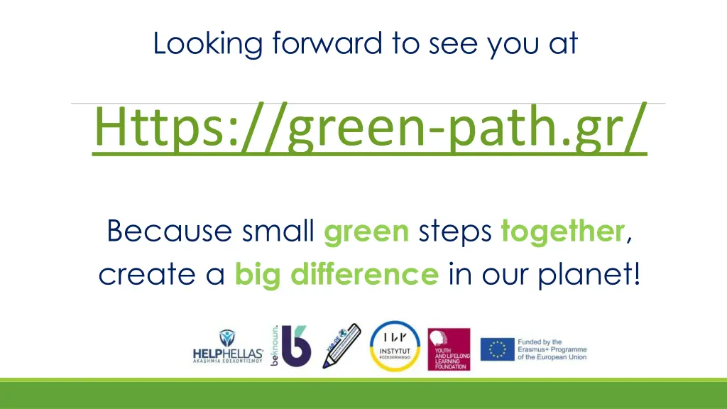 looking forward to see you at