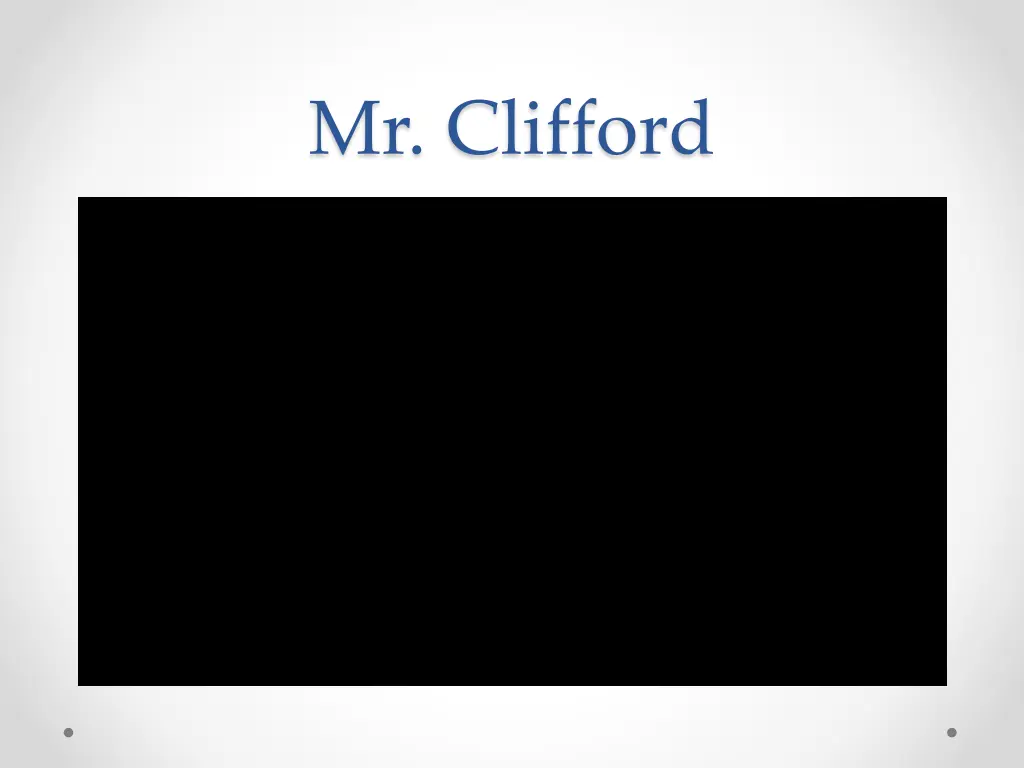 mr clifford