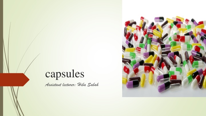 capsules assistant lecturer hiba sabah