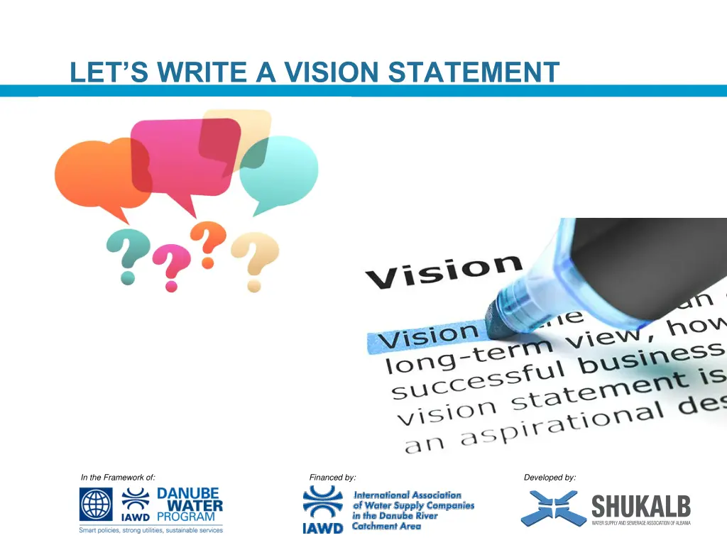 let s write a vision statement