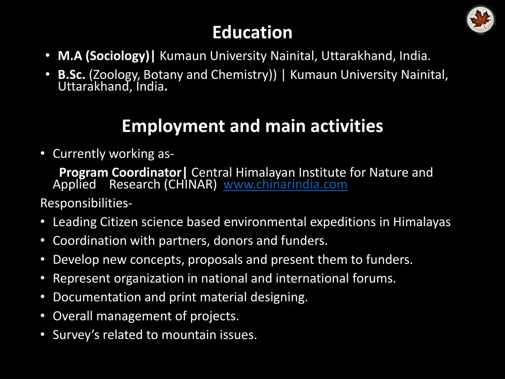 education