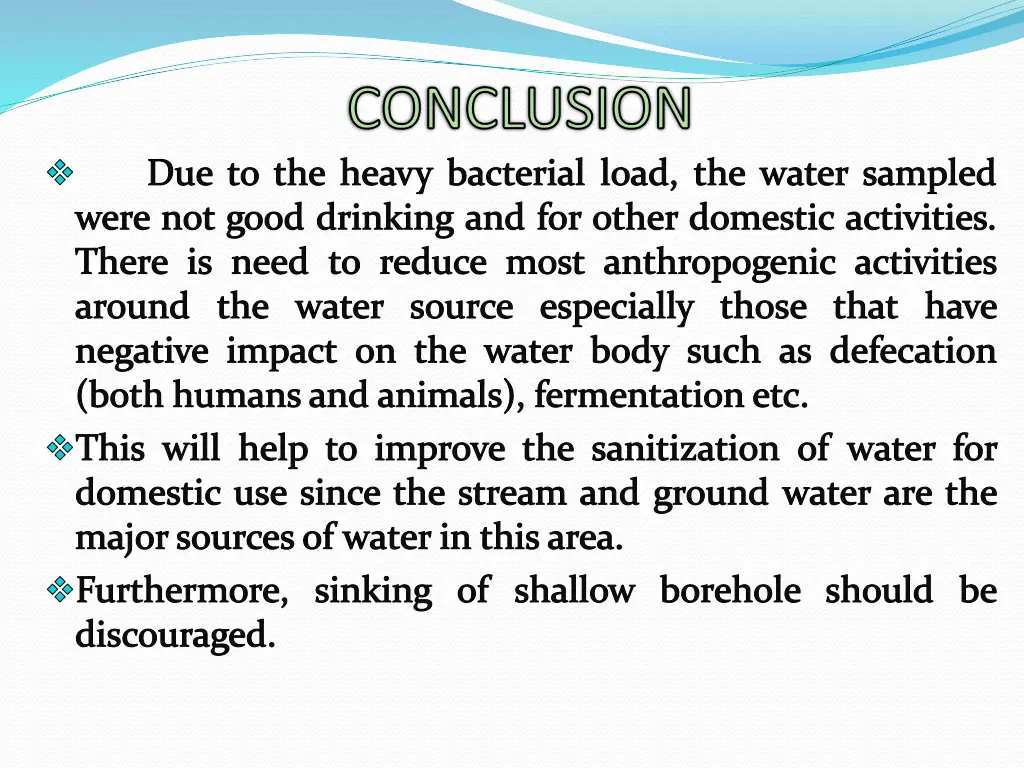 conclusion