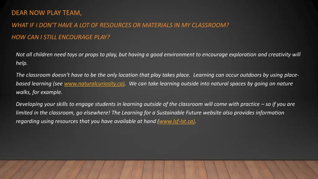 dear now play team 2