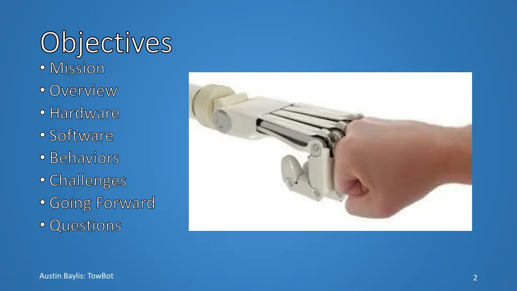 objectives objectives mission overview hardware
