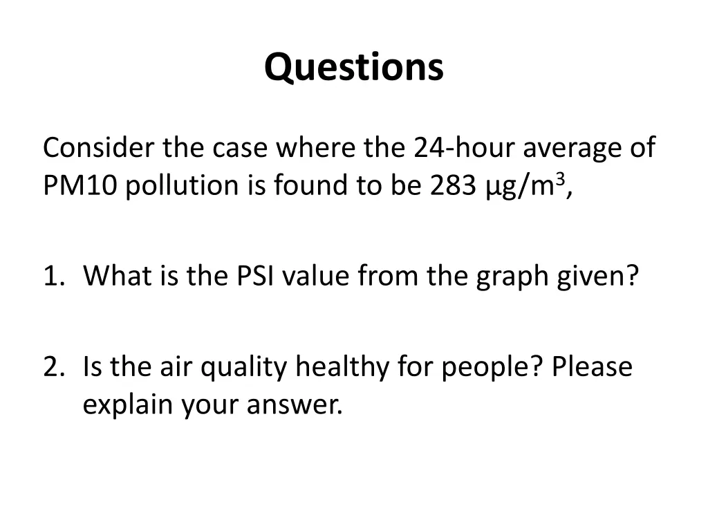 questions