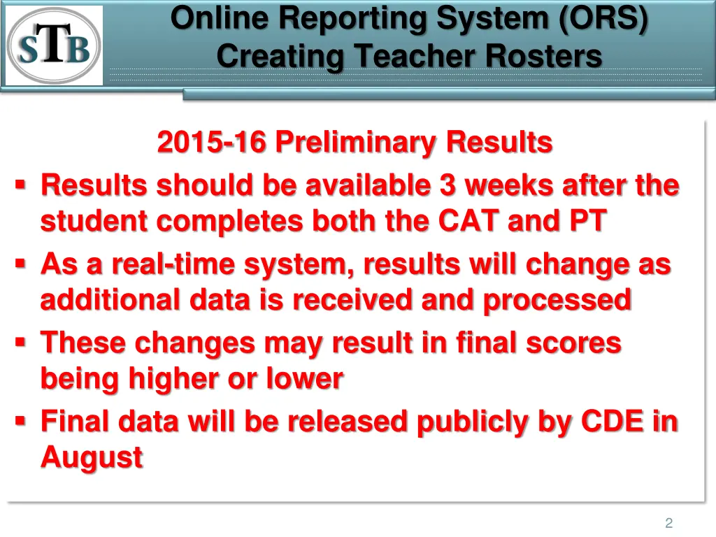 online reporting system ors creating teacher