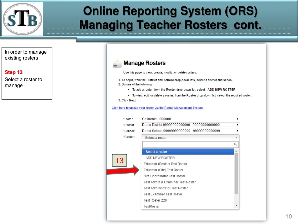 online reporting system ors managing teacher