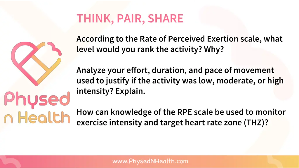 think pair share