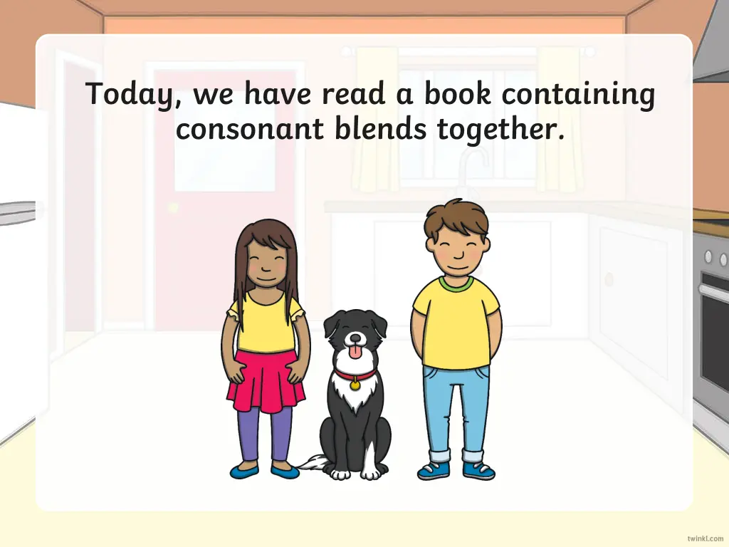 today we have read a book containing consonant