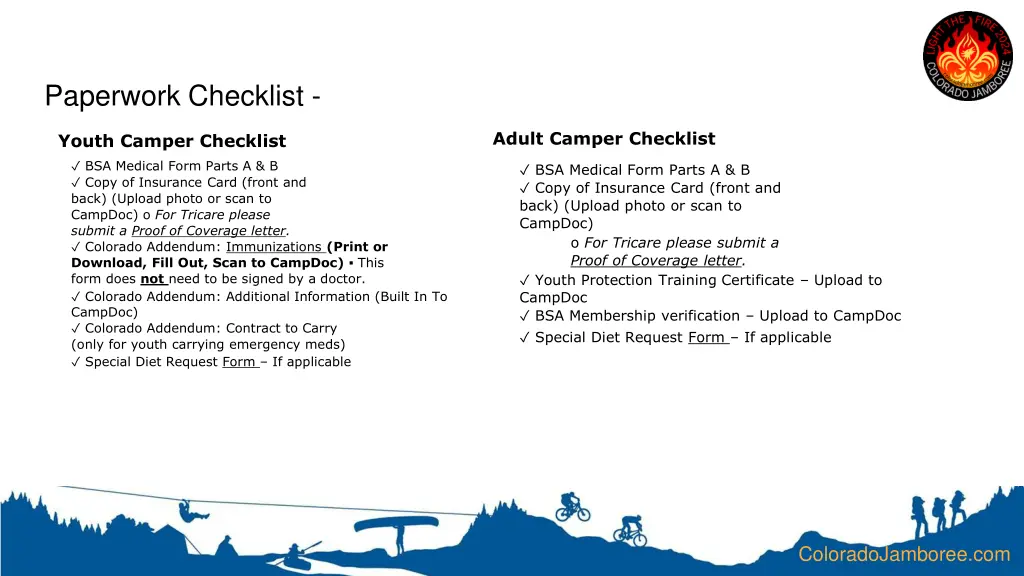 paperwork checklist