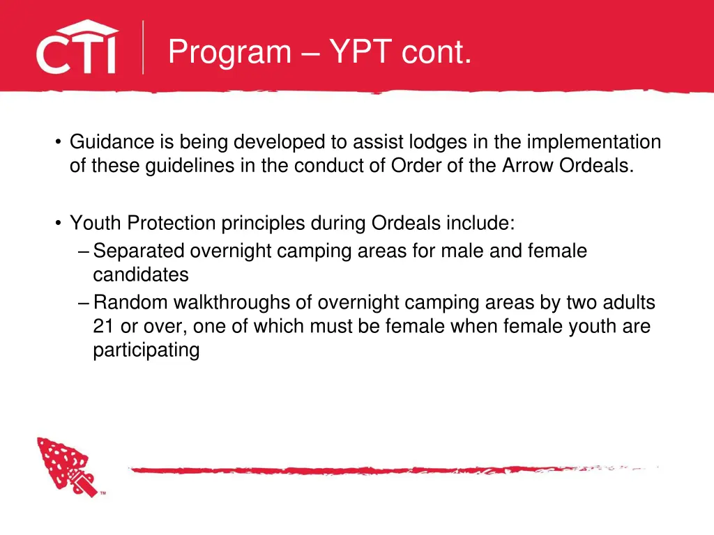 program ypt cont