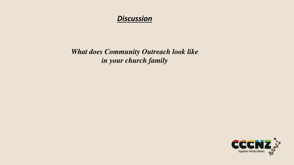 discussion