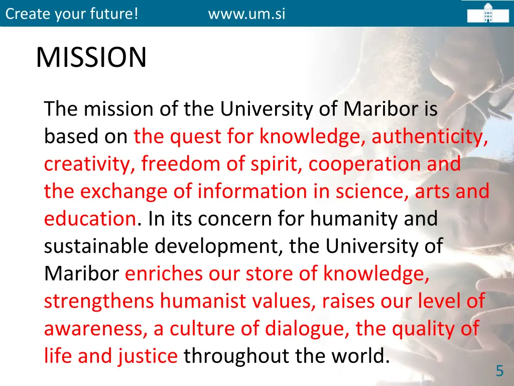 create your future www um si 2