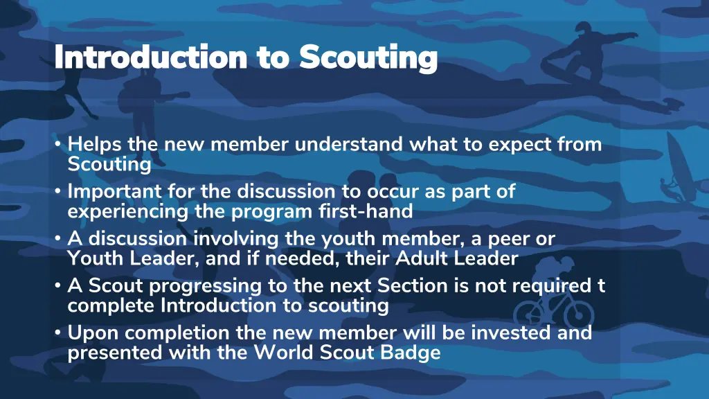introduction to scouting introduction to scouting