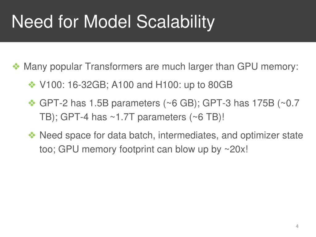 need for model scalability 1