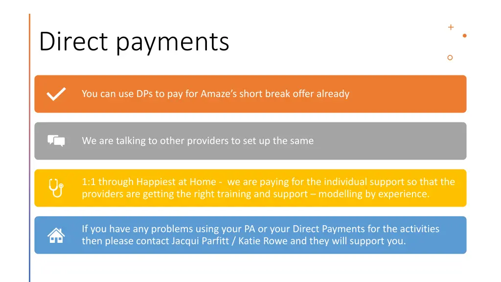 direct payments