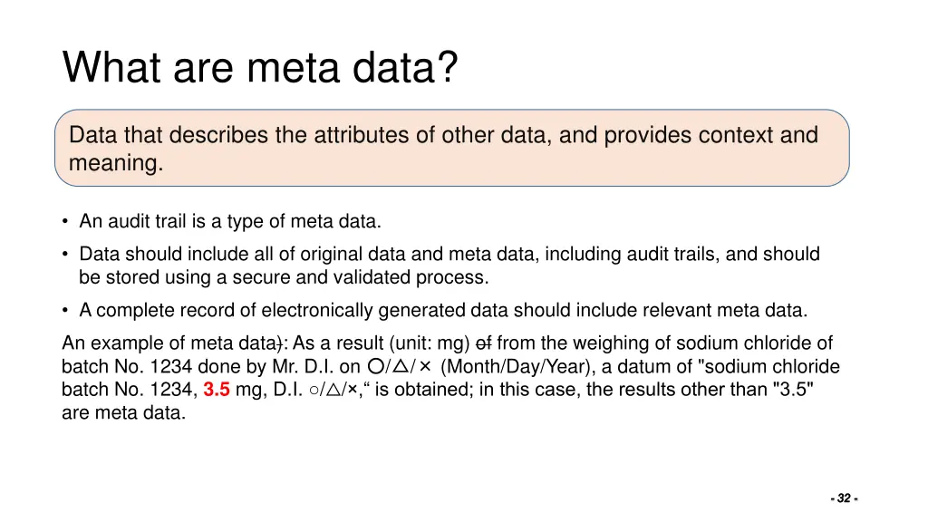 what are meta data