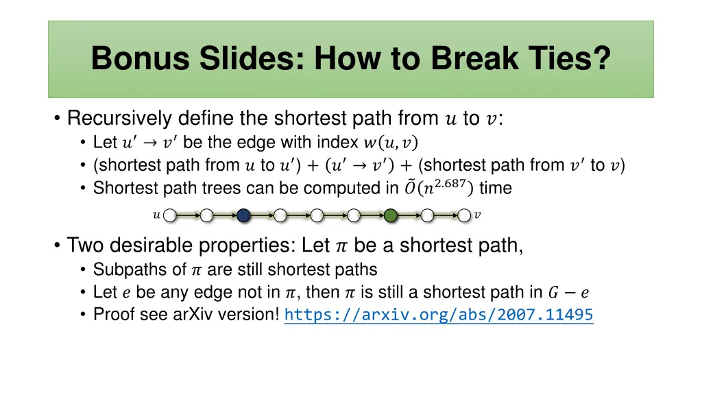 bonus slides how to break ties 1