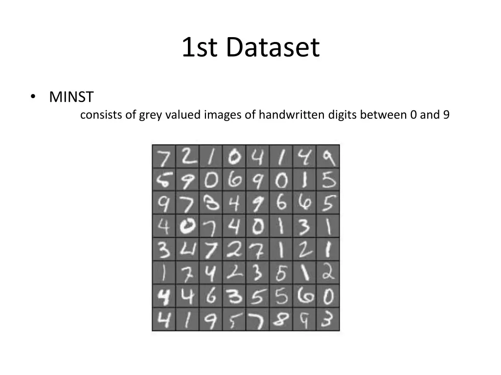 1st dataset