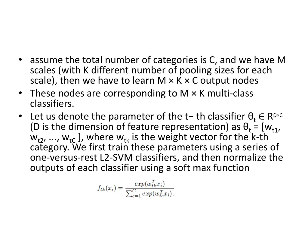 assume the total number of categories