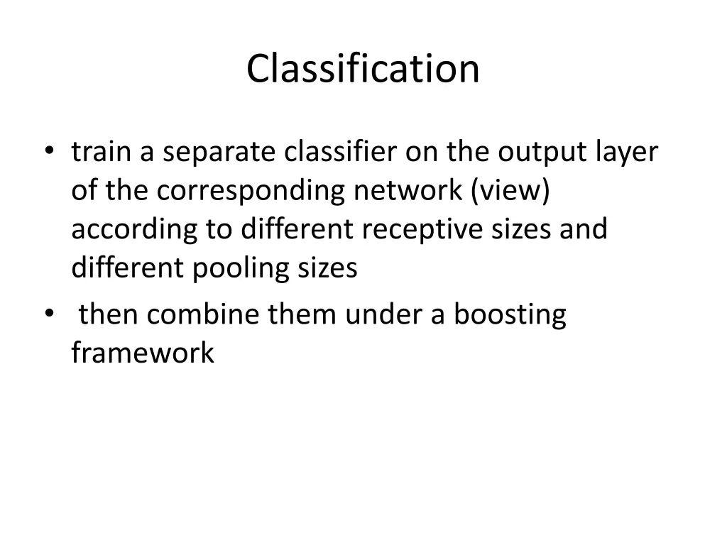 classification