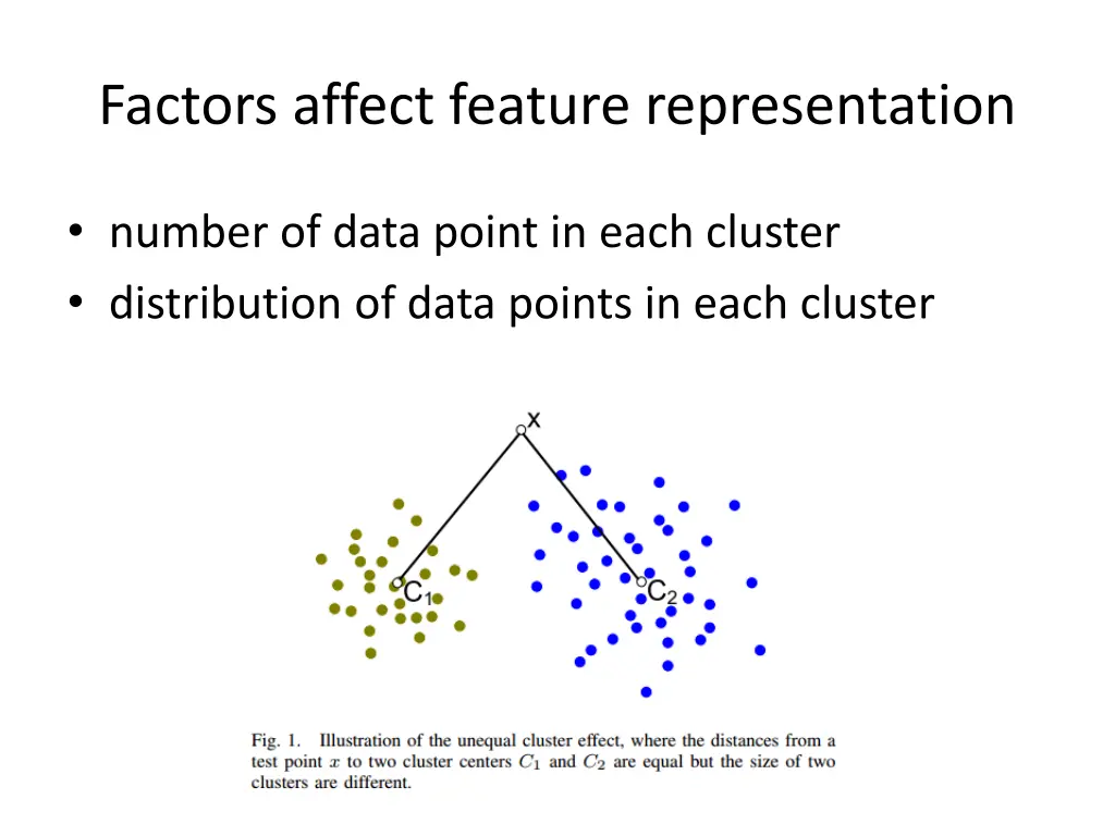 factors affect feature representation