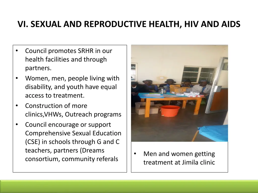 vi sexual and reproductive health hiv and aids