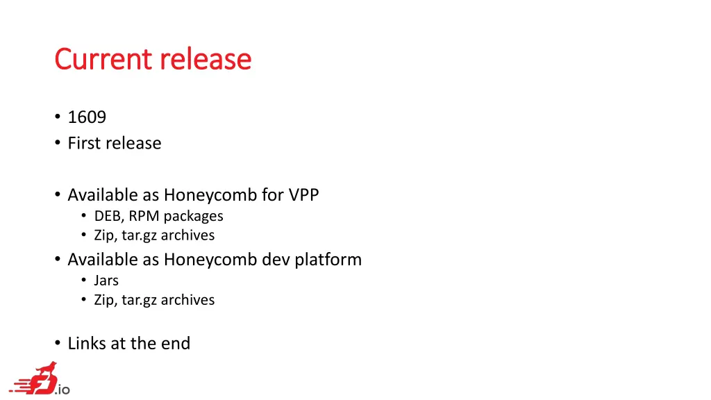 current release current release