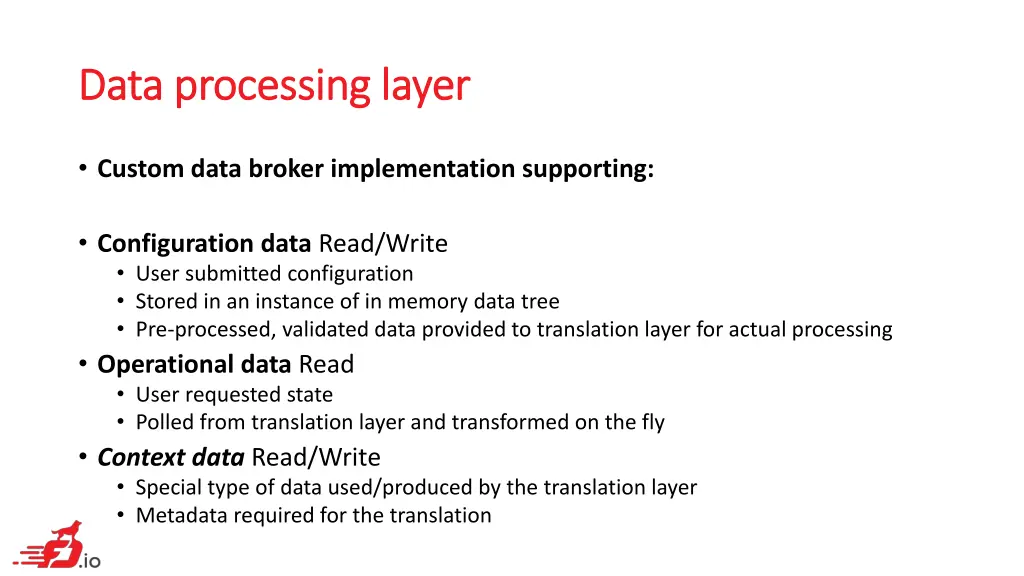 data processing layer data processing layer