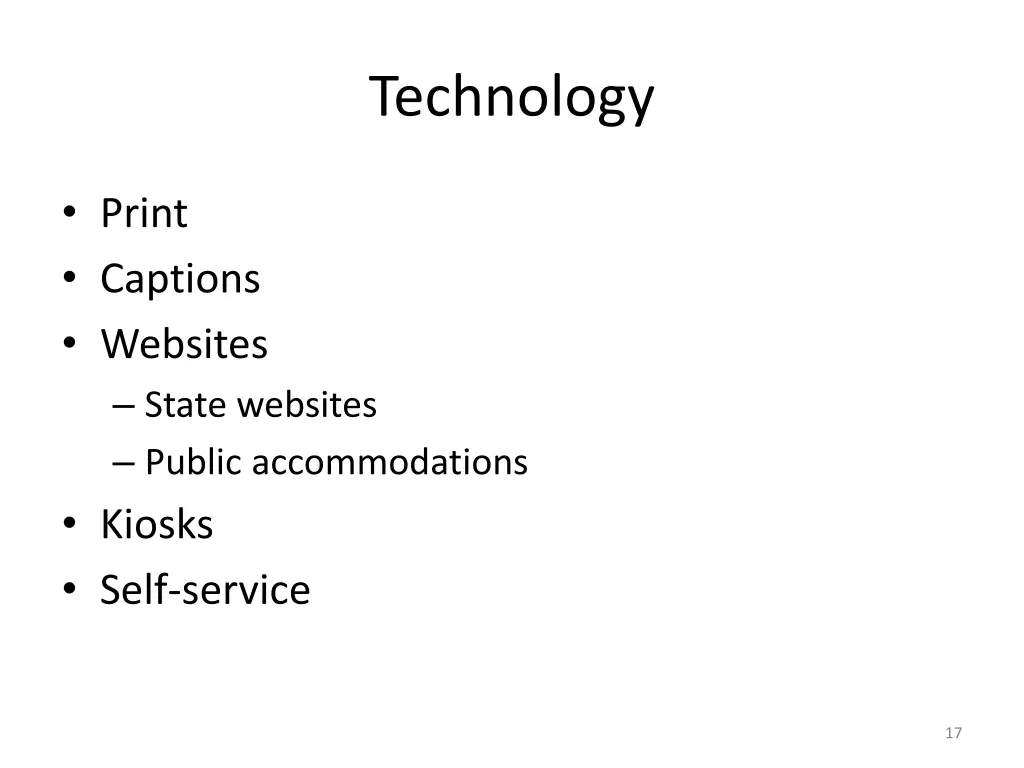 technology