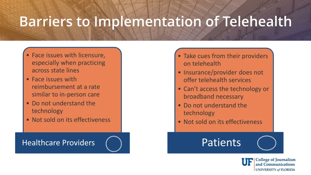 barriers to implementation of telehealth 2