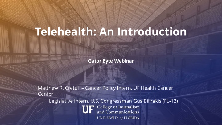 telehealth an introduction