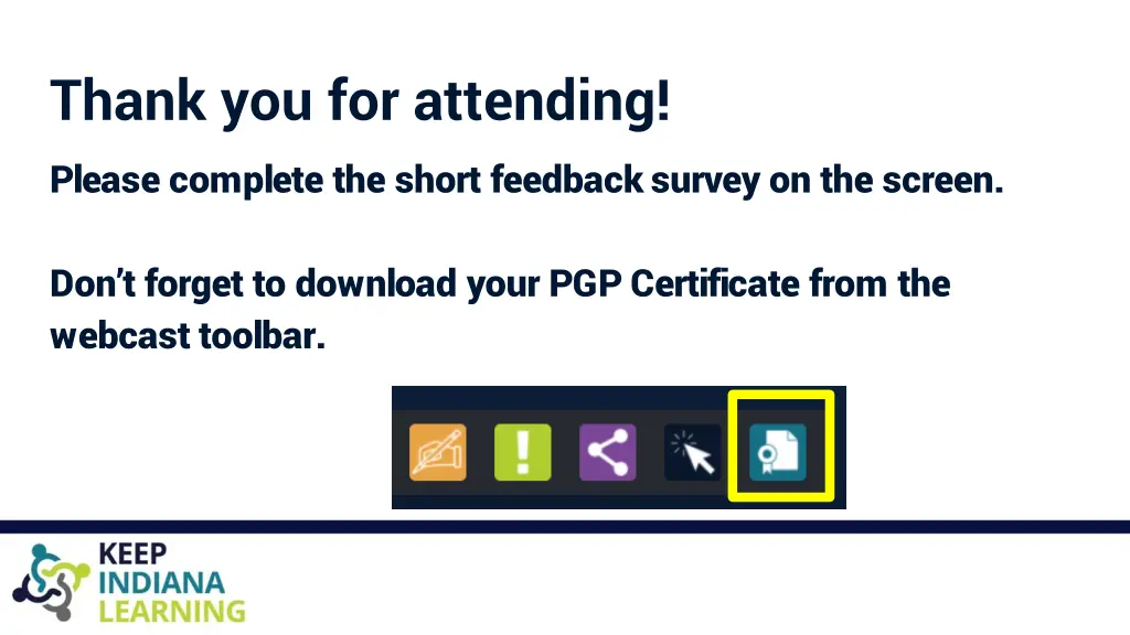 thank you for attending please complete the short