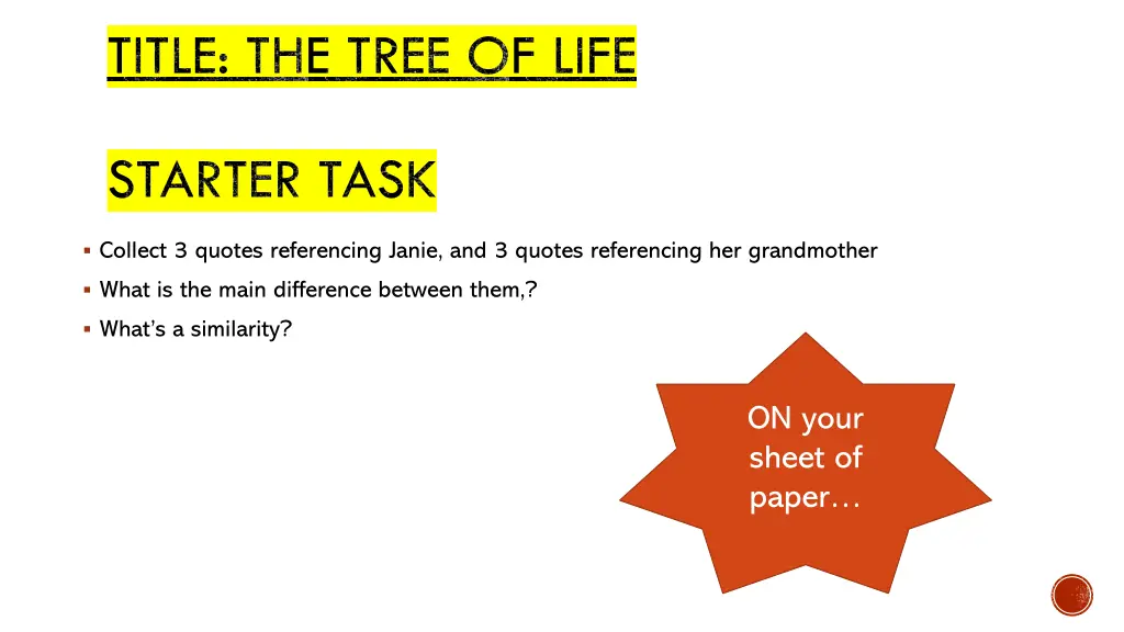 title the tree of life