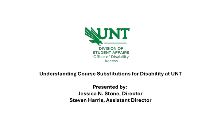 understanding course substitutions for disability