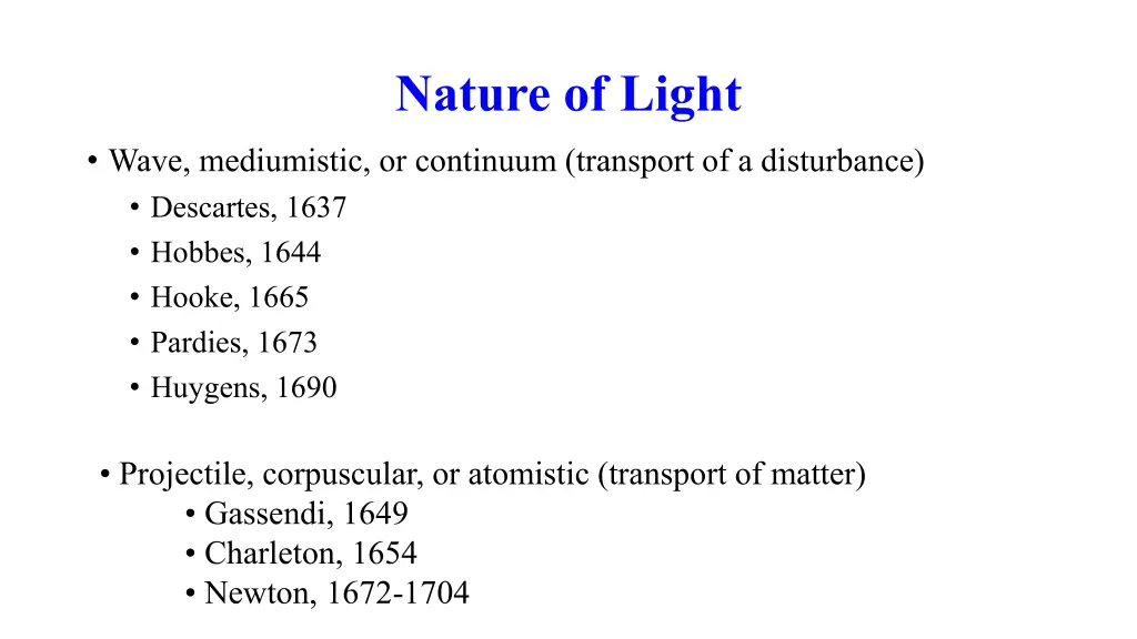 nature of light