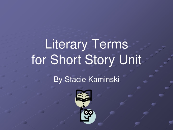 literary terms for short story unit
