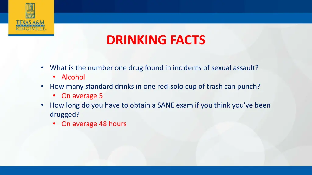 drinking facts 1