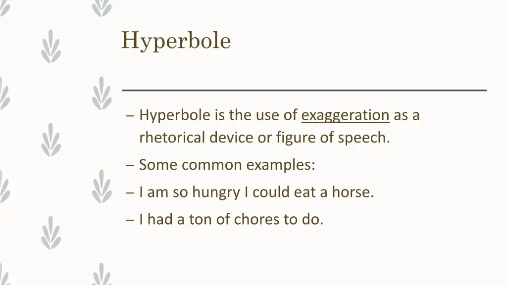 hyperbole