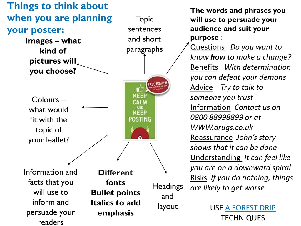 things to think about when you are planning your
