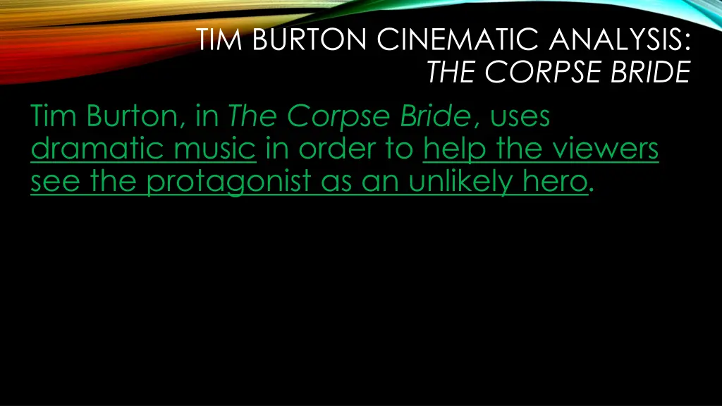 tim burton cinematic analysis the corpse bride 1