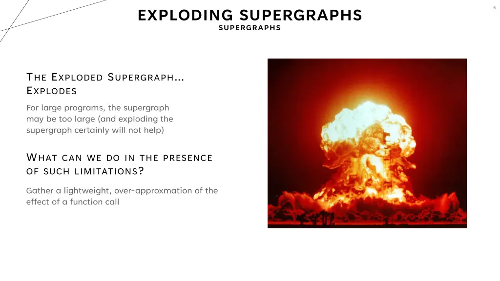 exploding supergraphs supergraphs