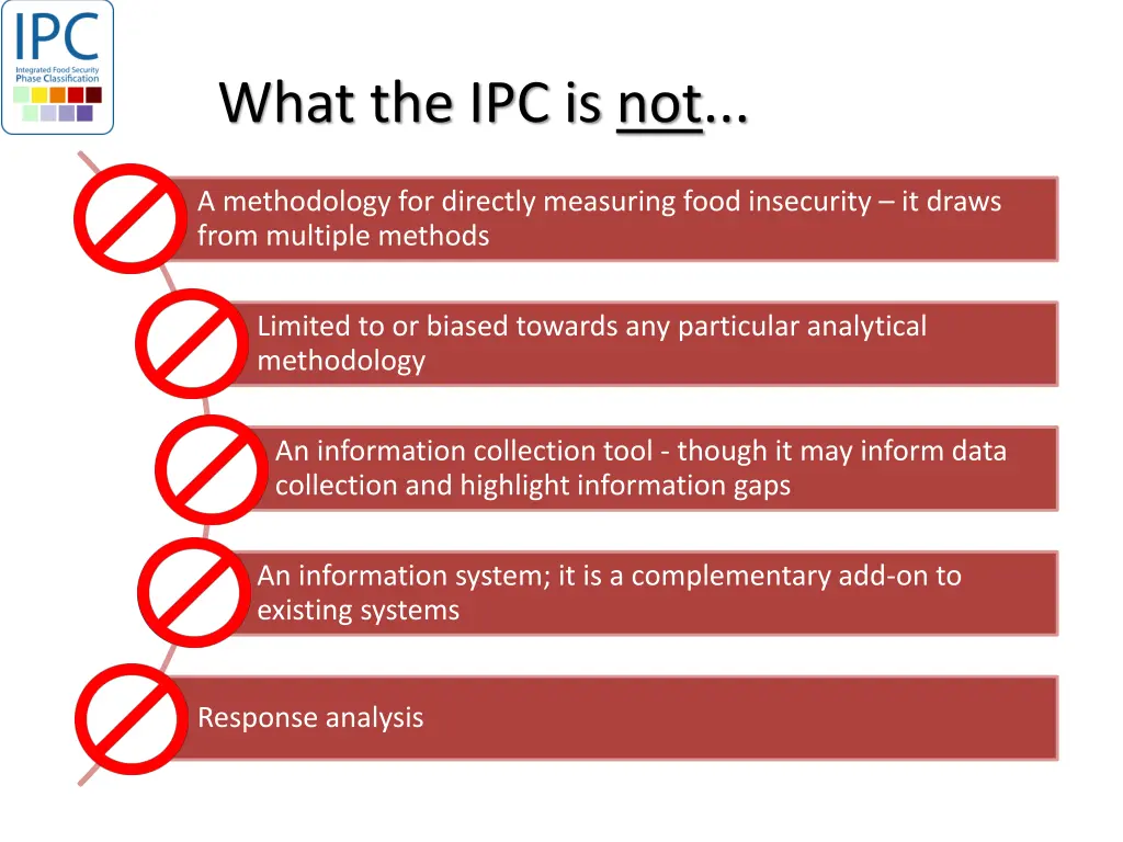 what the ipc is not