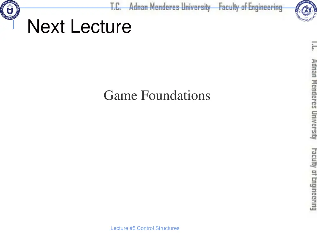 next lecture