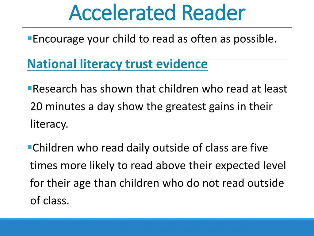 accelerated reader accelerated reader encourage