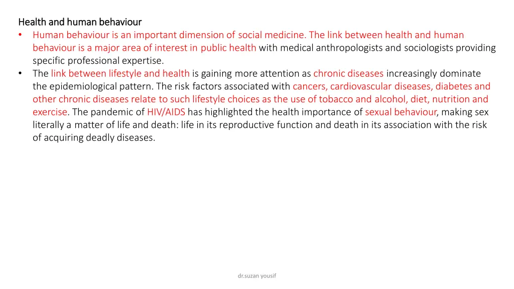 health and human health and human behaviour human