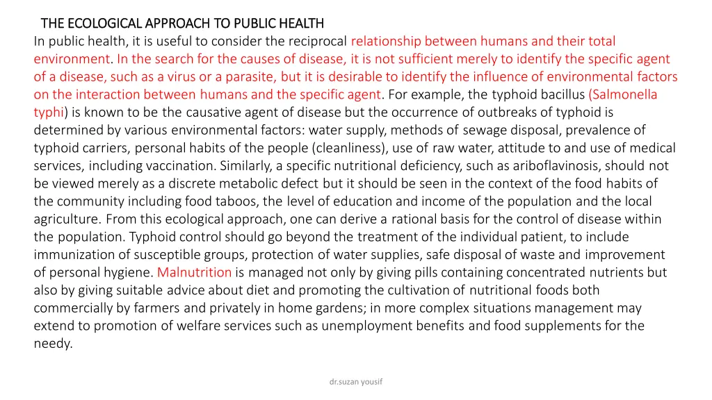 t tthe the ecological ecological approach