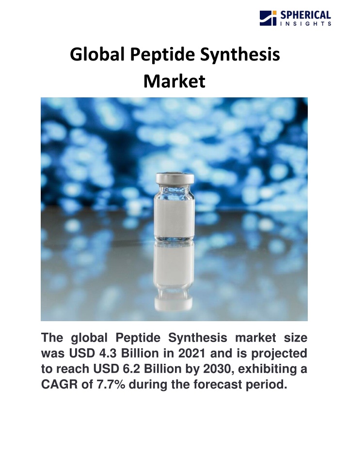 global peptide synthesis market