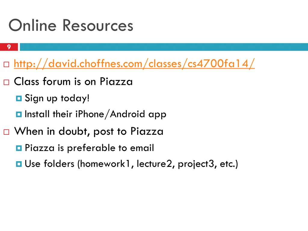 online resources